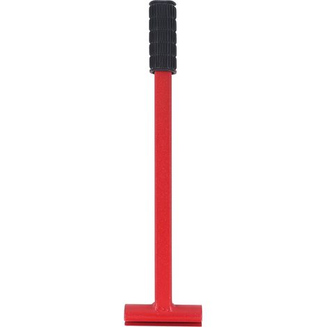 Attrezzo per la regolazione delle cerniere, per porte commerciali, chiave a gomito con manico lungo in acciaio al carbonio resistente, calibro .180. (1/5)