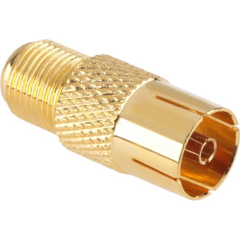 Connettore per presa TV ZLA0601-1 - Presa F CU, oro