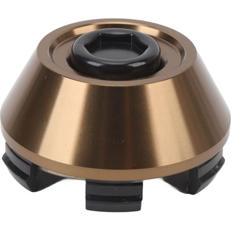 64 mm, 63 mm, 61 mm Radnabenkappen, robuste ABS-Kunststoff-Clip-On-Abdeckung, Messingfarbe für Autos (1/5)