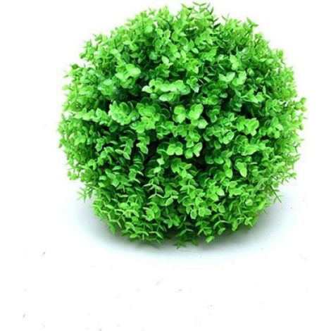 Boule Topiaire Artificielle - Boule Gazon Artificiel en Plastique - Décoration Extérieure et Intérieure - Diamètre 30 cm - 1 pièce (1/5)