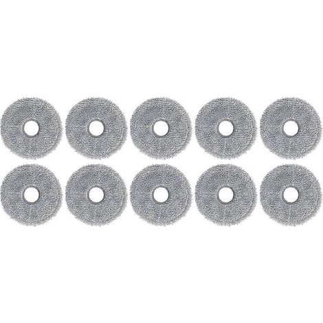 Lot de 10 chiffons de rechange pour aspirateur robot Dreame Bot L10 Prime / L10S Pro (1/5)