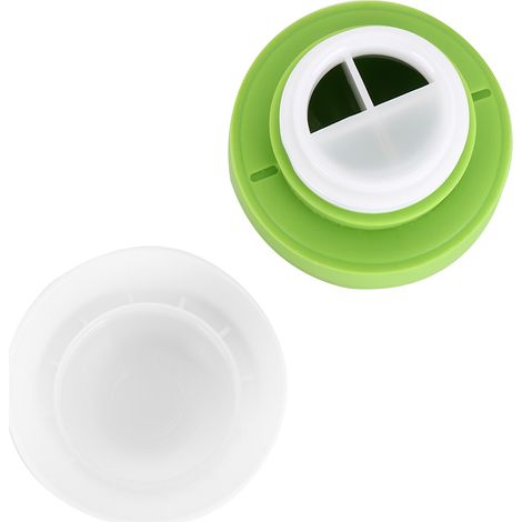 Repulpeur de lèvres portable en forme de fruit, effet ventouse, pour des lèvres plus pulpeuses (vert, double lobe) (1/5)