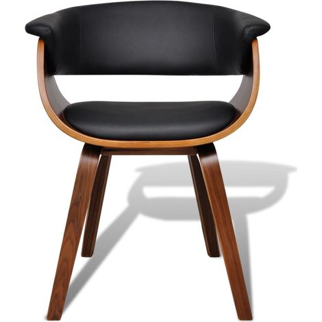 vidaXL Dining Chair Bent Wood and Faux Leather (1/3)