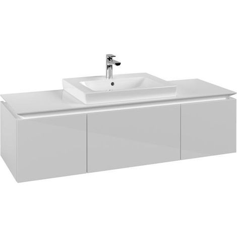 VB WTUS Legato B684 1400x380x500mm 3 écrans WT m.tig Blanc brillant