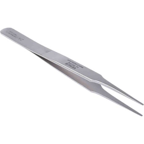 Brucelles RS PRO pointe plate arrondie en inox, L. 120 ( Prix pour 1 ) (1/5)