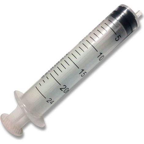 Jeringa plástico desech., 20 ml (100 u)