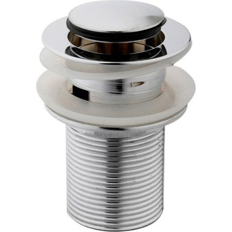 Slotted Pop Up Basin Sink Waste Push Button (1/4)