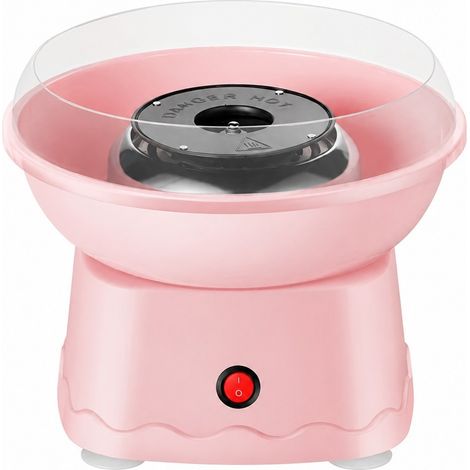 Machine à barbe à papa rose, prise britannique, machine à barbe à papa électrique pour fêtes à la maison