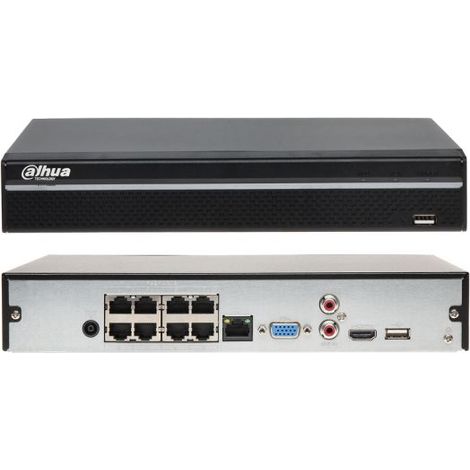 Dahua registratore IP 8 canali 4K PoE - NVR4108HS-8P-4KS3 (4K) T