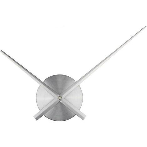 Aiguilles d'horloge 3D, grandes aiguilles d'horloge à monter soi-même, horloges murales, décoration artistique 3D pour la maison, accessoires pour mécanisme d'horloge à quartz (noir) (1/4)