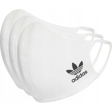 Adidas wiederverwendbare Masken Logo 3er-Pack S WŁE (1/5)