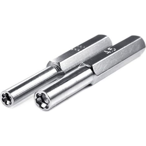 2 X Embout pour Tournevis Compatible avec Console et/ou Jeu Nintendo NES, SNES, N64, Gamecube, Gameboy, Sega Megadrive, Master System... (1/5)