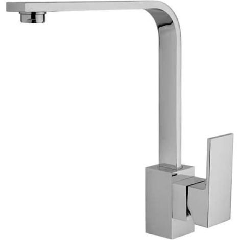 Paini Besar Grifo Monomando para Fregadero de Cocina Cuadrado con Caña Rectangular 360° Cromo 84CR572HRPA (1/2)