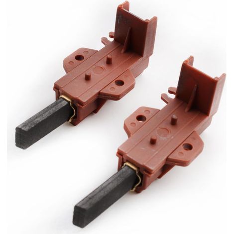 2 escobillas de carbón rojas para lavadora, escobillas de carbón para lavadora, escobilla de carbón para motor, escobilla de carbón para motor eléctrico (1/5)