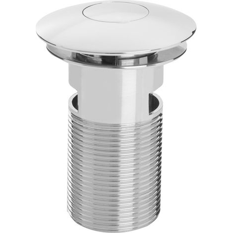 Bristan Round Push Basin Waste Chrome - Slotted (1/2)
