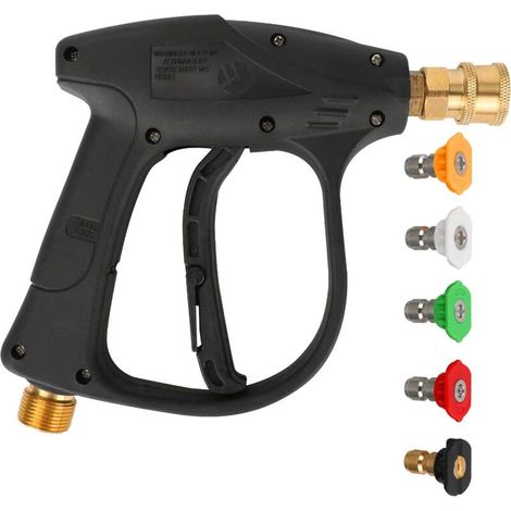 Seifenspender-Schaumlanze für verstellbare Schaumpistole, Hochdruckreinigerpistole, Hochdruckreinigerpistolengriff mit Waschdüse (1/5)