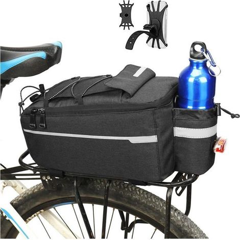 Sac porte-bagages vélo 10L isotherme – Réfléchissant, résistant eau – Support téléphone silicone (1/5)