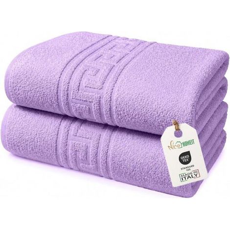 40 x 60 cm Lot de 6 Serviettes pour Le Visage et Les Mains – Serviettes de Bain en 100% Coton, 6 Pièces 40 x 60 cm GANT DE TOILETTE (1/5)
