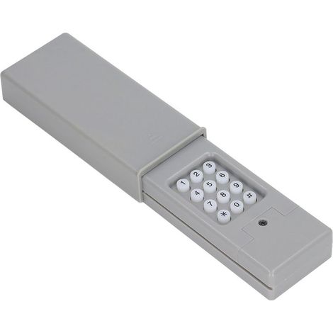Clavier sans fil universel pour portail de garage, compatible Chamberlain, LiftMaster, Craftsman, Linear et autres motorisations. Avec bouton d’apprentissage ou interrupteur DIP, contrôle jusqu’à deux (1/5)