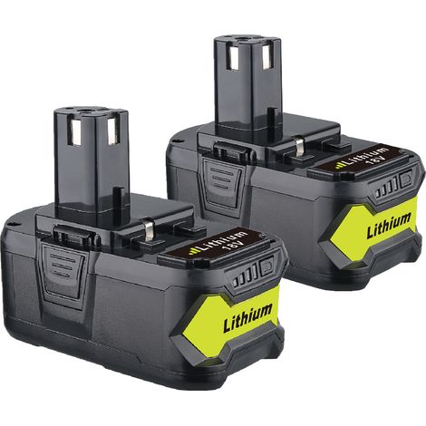 2×18V 8.5Ah Ersatzakku für Ryobi one+ Akku 18V RB18L50 RB18L40 RB18L25 RB18L15 RB18L13 P108 P107 P122 P104 P105 P102 P103 mit LED-Ladeanzeige (1/5)