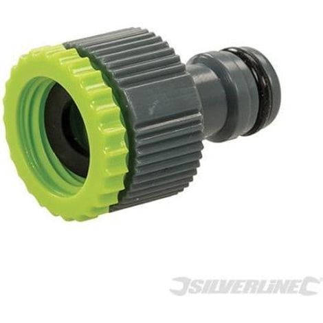 Connettori rubinetti 1/2" e 3/4" maschio guarnizioni antigelo e lunga durata silverline