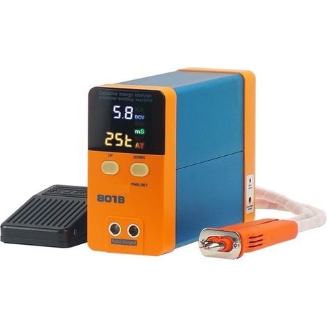 11.6KW LED Affichage numérique 801B condensateur de Stockage Batterie soudeuse par Points Portable Petite soudeuse par Points (1/5)