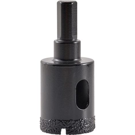 25mm Diamond Brazed Core Drill Bit Hollow Hole Cutter for Glass, Porcelain, Marble, Ceramic, Granite Tile (1/5)