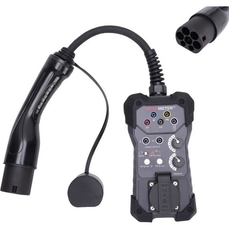 Jeffergarden Adattatore del tester EVSE, tensione per test della stazione di ricarica EV, compatibile con tester, multimetri e oscilloscopi (1/5)