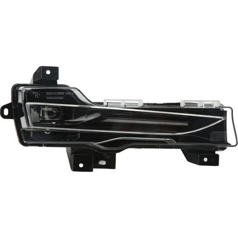 Faro antiniebla delantero derecho 1077392 00 E, lado del pasajero, luz diurna LED DRL, repuesto para Tesla Model 3 2017-2020 (1/5)