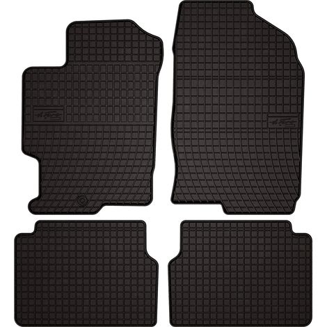 Alfombrillas de goma para Mazda 6 I GG / GY station wagon, sedan, liftback (2002-2007) - negras, ajustables (1/5)