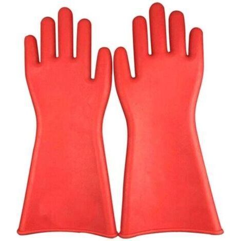 Gant pour les électriciens électricien Gants isolants électriques Gants isolants en caoutchouc 12kv gants isolants pour électricien,4018cm (1/4)