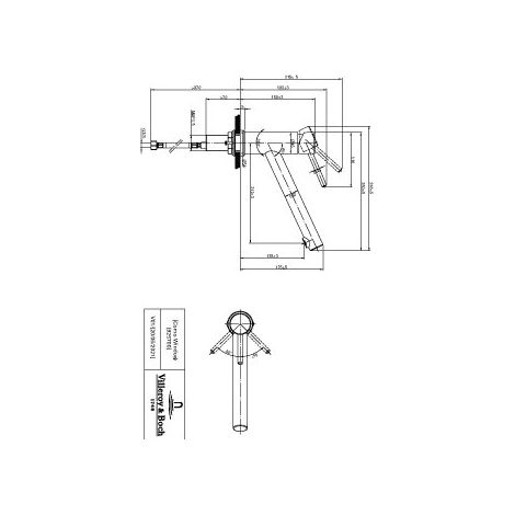 Villeroy & Boch Como Window Einhebel-Küchenarmatur für Vorfenstermontage