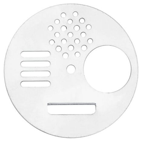 Porte d'entrée de boîte de ruche en acier inoxydable, paquet de 5 disques d'abeille ronds, évent de porte d'abeille pour outils et équipements d'apiculture avec méthodes d'accès (1/5)