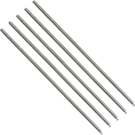Ressort de cintrage interieur 5pcs 1.1M PVC aluminium Cintreuse tuyau à Ressort Interne Multicouche pour tuyauterie Climatisation tuyaux Plomberie hydraulique clim acier manuelle (9mm) (1/2)