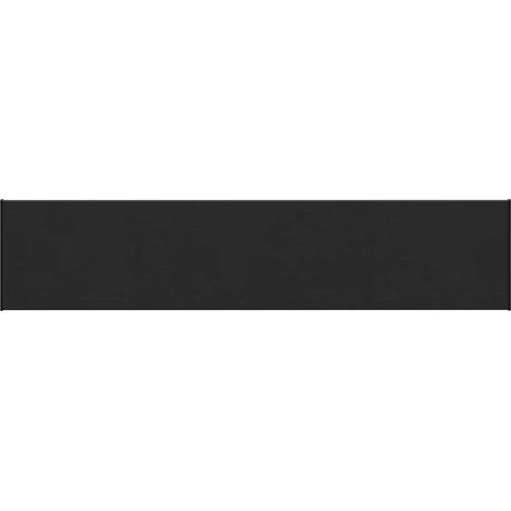 Umbral de Ventana Negro con Vetado de Madera 160 x 35 x 4,5 cm vidaXL