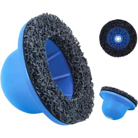 Meuleuse de Moyeu de Roue,Jeu de Brosses pour Moyeu de Roue de Voiture 150mm avec Entraînement Carré 1/2" pour Enlever la Rouille et la Saleté sur Les