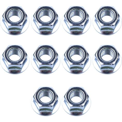 10pcs Chain Bar Nuts for Husqvarna 55 136 137 362 340 365 61 266 268 395 371 372 357 359 350 353 345 390 395 288 288 2 81 18 1 575 Flange Screw Chainsaw (1/5)