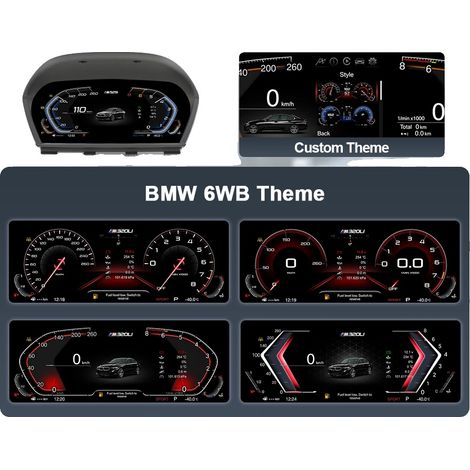 Tableau de bord numérique, CarPlay sans fil, Navigation en temps réel, Version standard F20 (1/2)