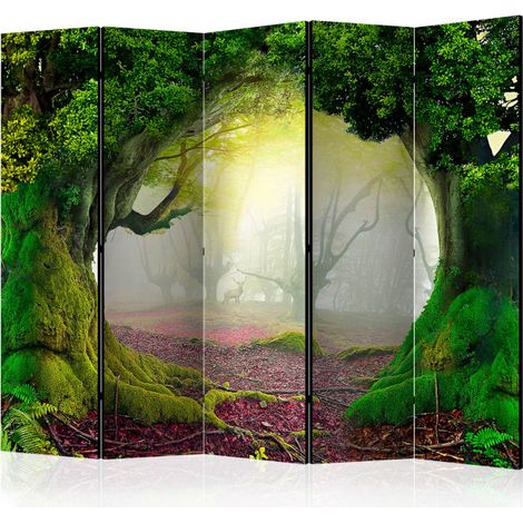 Paravent 5 Volets "Enchanted Forest" 172x225cm (1/2)