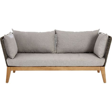 Interiors by Premier 3 Seat Grey Sofa, Comfy Fabric Padded Seat, Built to Last Bedroom Sofa, Easy to Clean Three Seat Lounge Sofa (1/5)