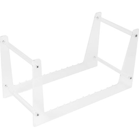 ZVD Support de disque vinyle transparent, étagère en acrylique pour disques vinyles 50 Lps