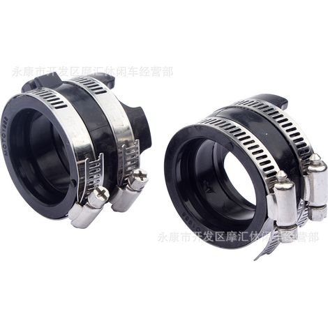Connecteur de collecteur d'admission compatible avec Honda VT1100 Shadow ACE SABRE AERO SPIRIT (1/4)