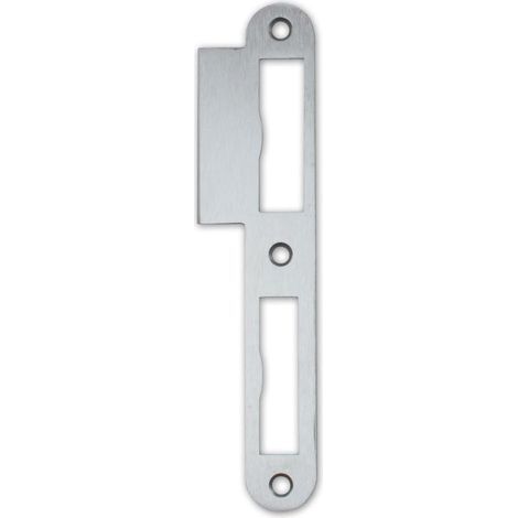 Schließblech aus Edelstahl, 170 x 40 mm, 2 mm dick, DIN R, für Innenschlösser (1/3)