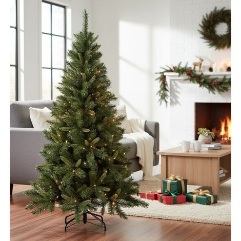 Albero di Natale 180 cm - 475 Rami Apertura Rami Singoli, Verde, -, 180h cm Porlamar