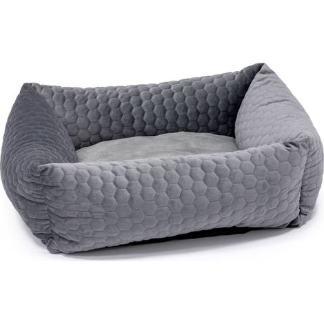 KED Velvet da letto K 55 x 50 x 20 cm grigio scuro