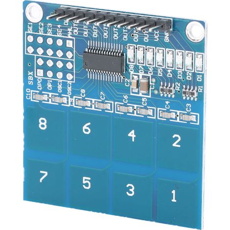 Packung mit 2 TTP226 8-Kanal digitalen kapazitiven Berührungssensormodulen (1/5)