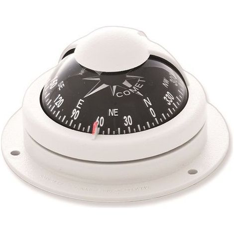 Compas comet BC1 plat pont gris - RIVIERA - diam 48 mm / rose noire
