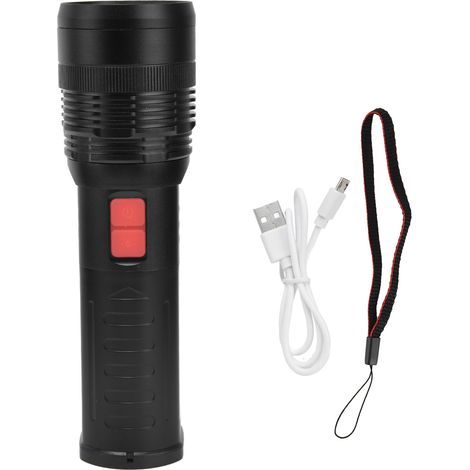 P70 Multifunktionale, per USB wiederaufladbare COB-LED-Taschenlampe mit Handschlaufe für Wandern, Camping und Notfälle (1/5)