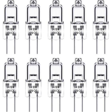 Ampoule spécifique, Ampoule G4 12V 10W, lot de 10 (1/5)