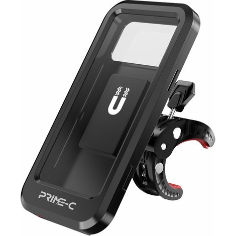 Support de téléphone pour vélo, étanche et résistant à la pluie, avec un diamètre extra-large de 43 mm, spécialement conçu pour le cyclisme. (1/4)